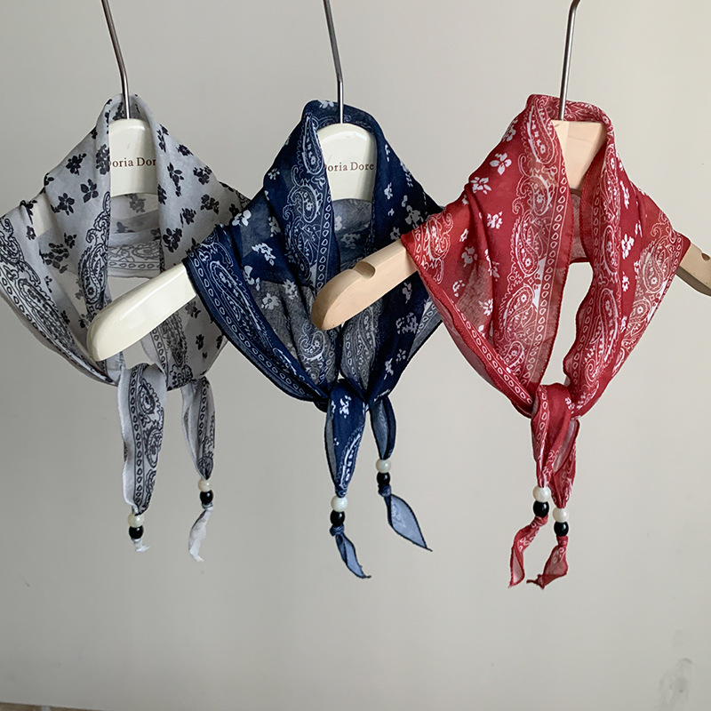 Vintage Fashion Hong Kong - 홍콩 스타일 레트로 다용도 스카프: 여성용,