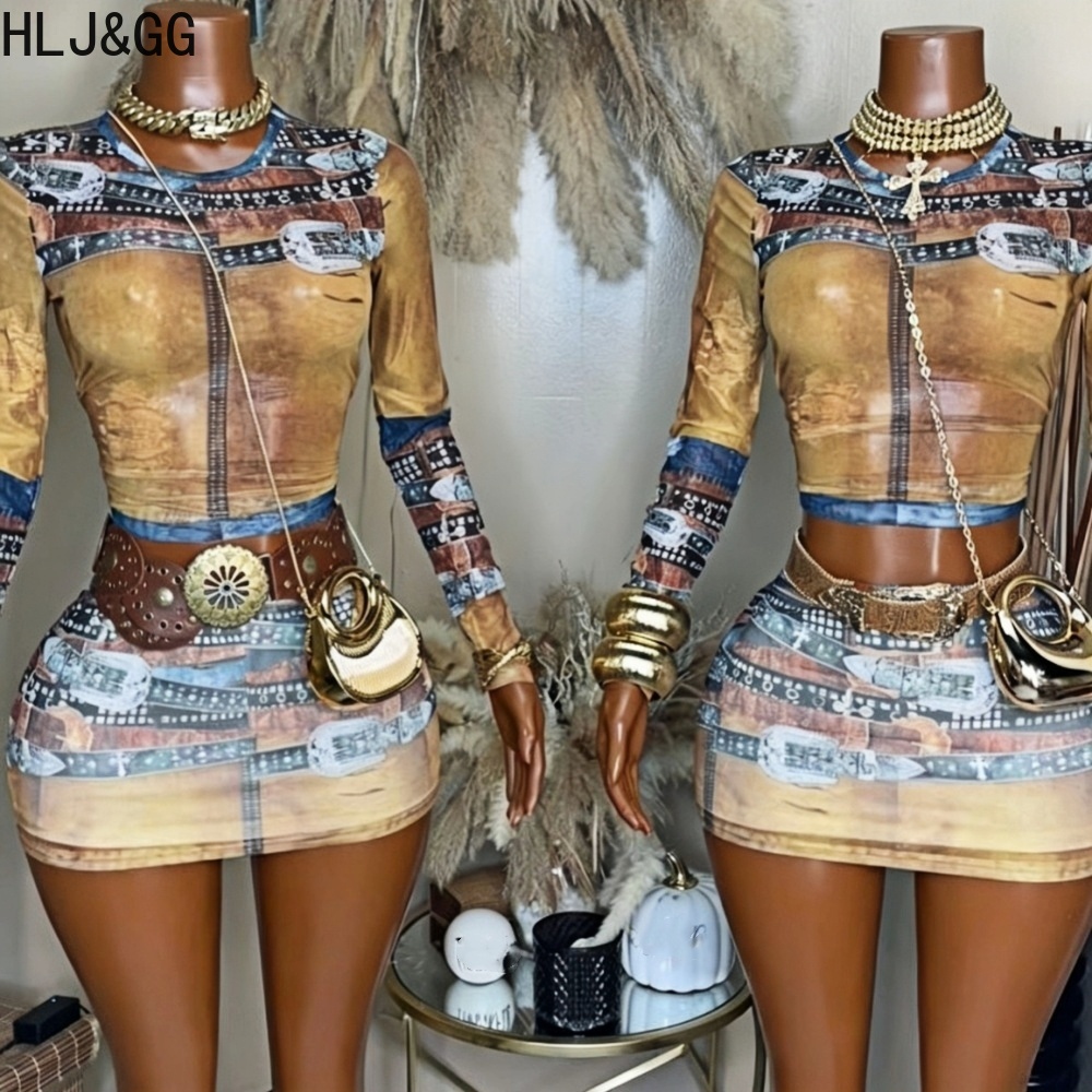 Vintage Fashion Trends - HLJ&GG 패션 빈티지 패턴 프린트 메쉬