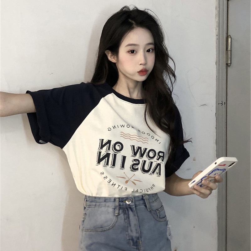 빈티지 대형 사이즈 홍콩 스타일 시크 코튼 반팔 티셔츠 - Vintage Fashion Hong Kong 리뷰 및 가격