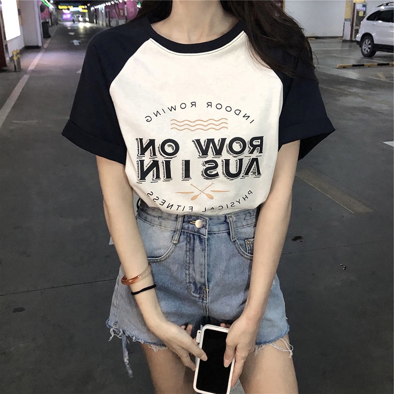 빈티지 대형 사이즈 홍콩 스타일 시크 코튼 반팔 티셔츠 - Vintage Fashion Hong Kong 리뷰 및 가격