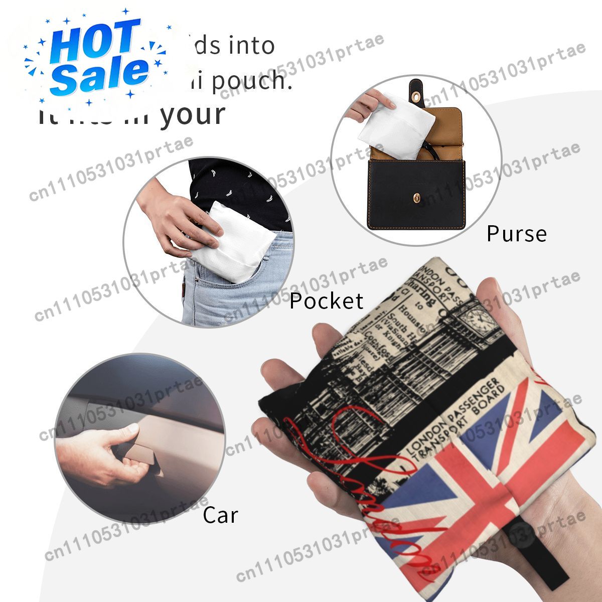 커스텀 레트로 빈티지 런던 식료품 쇼핑백 재미있는 쇼퍼 - Vintage Fashion London 리뷰 및 가격
