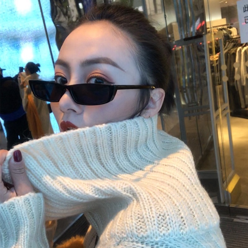 작은 직사각형 선글라스 패션 여성 레트로 작은 프레임  - Vintage Fashion Trends 리뷰 및 가격