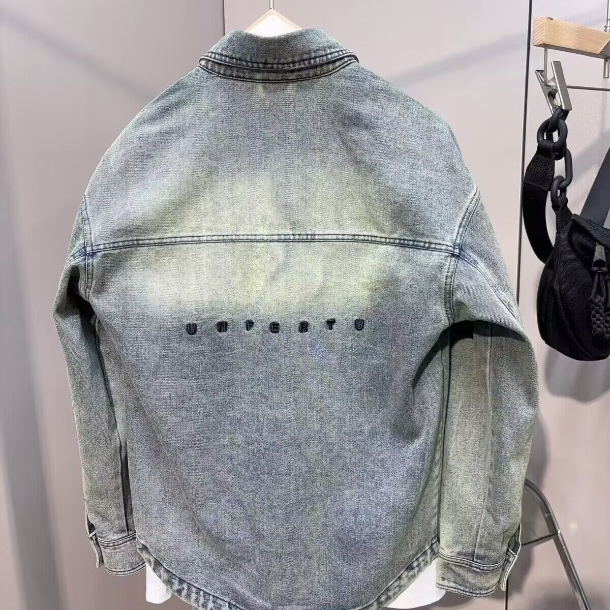 빈티지 클린 피트 봄 가을 카우보이 데님 자켓 남자 수 - Vintage Fashion Hong Kong 리뷰 및 가격
