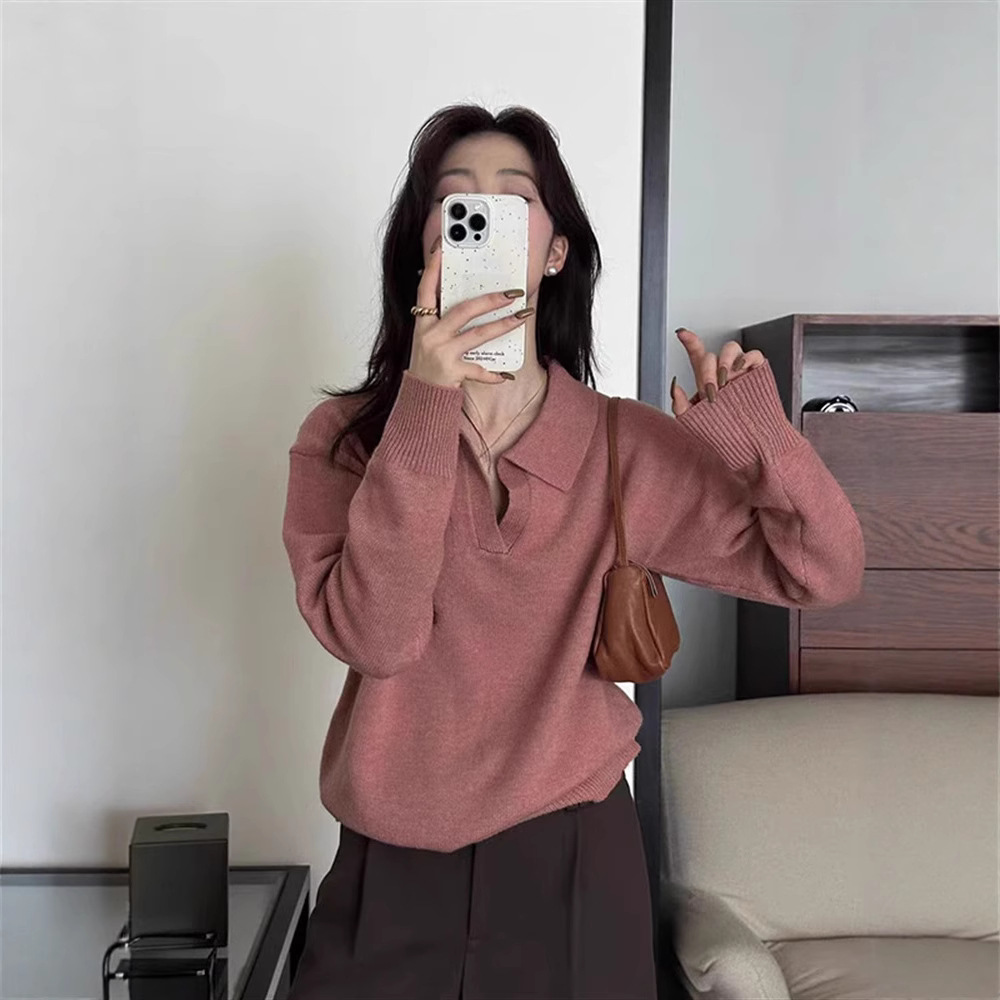 여성용 칼라 스웨터 가을/겨울 2025 빈티지 홍콩 스 - Vintage Fashion Hong Kong 리뷰 및 가격